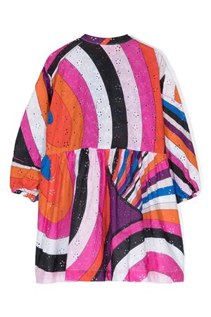 abito in cotone multicolor EMILIO PUCCI KIDS | PU1A50M0038543MC